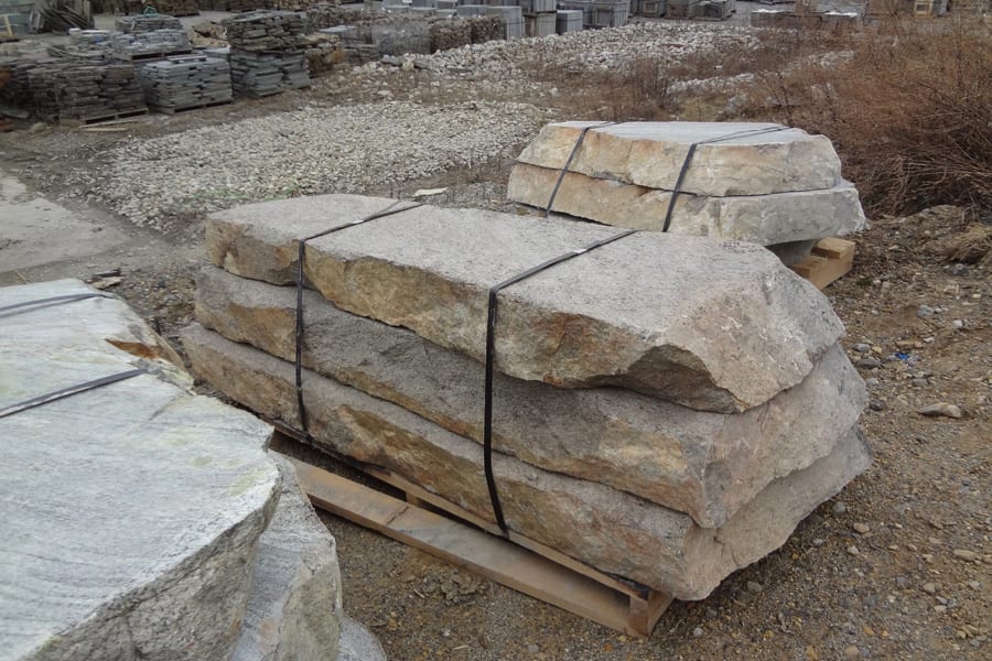 Every set of stone steps in our atone yard is unique