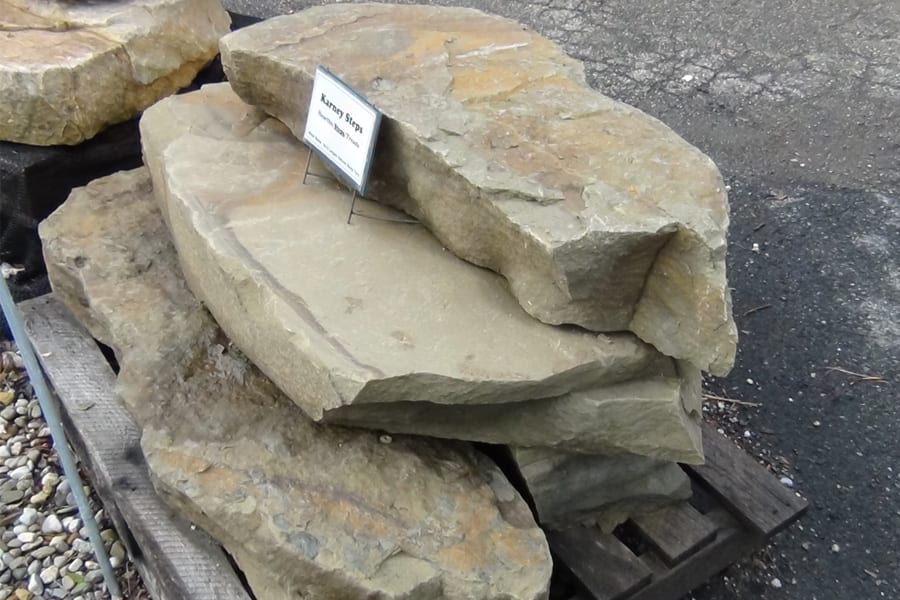 Our stone steps can also be used as spill rocks