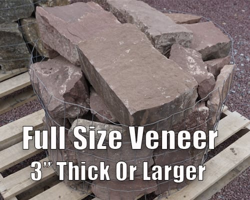 Full size veneer building sample