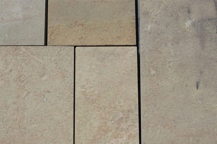 Karney Mustard Color Walkway, Patio, Pool and Porch Deck Stone sample