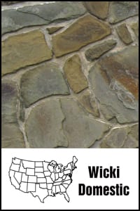 Wicki Stone's own line of domestic building stone