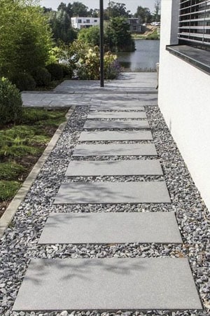 Gravel Walkways With Stepping Stones   Garden Path Stone Example 3 