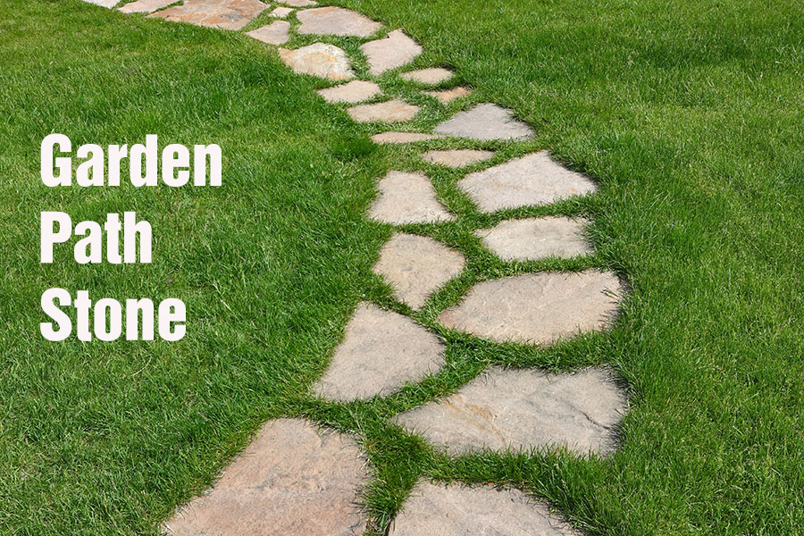 stone slabs in grass