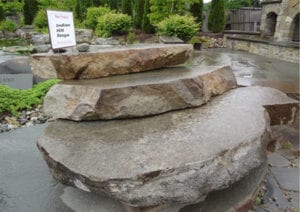 Indian Hill stone steps at our New Jersey stone yard