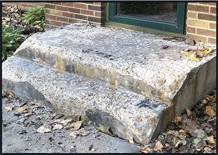 Deteriorating Concrete Steps