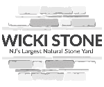 THE LOGO FOR WICKI STONE - NJ'S LARGEST NATURAl stoneyard