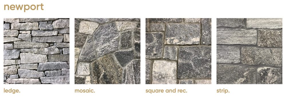 Another gray and charcoal colored thin veneer stone