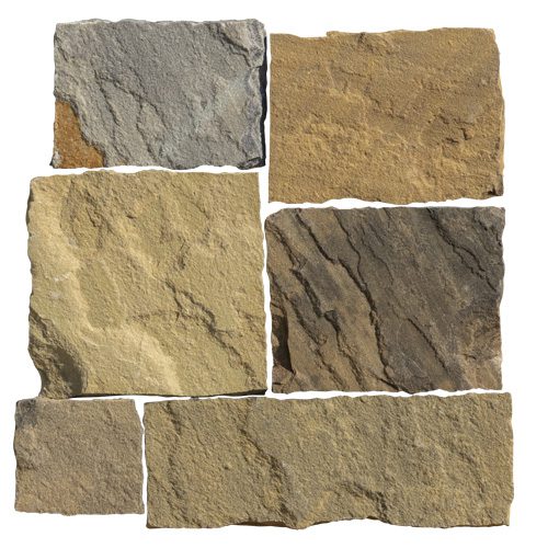 Multi-colored imported thin veneer building stone picture