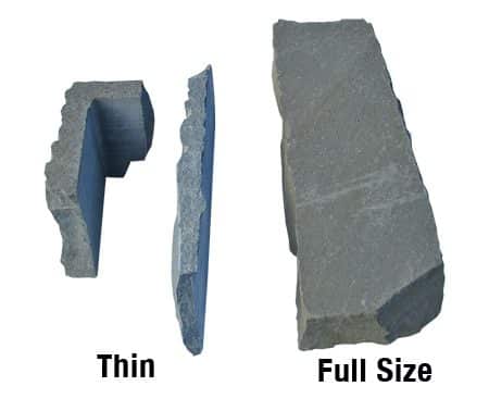 Thin Veneer Stone Vs Full Size Veneer Stone 