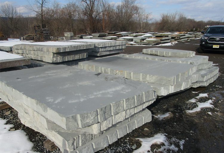 Picture of a 6" bluestone slab