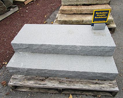 Picture of granite stone steps we offer
