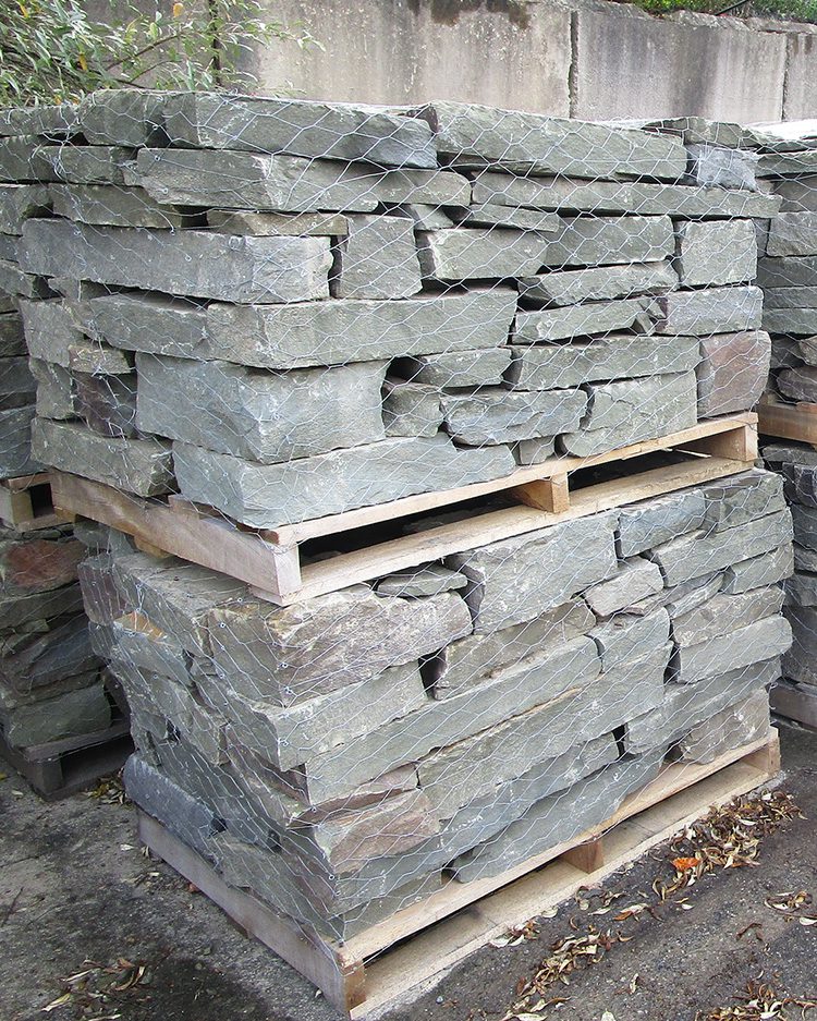 Picture of palleted Bluestone Building Stone