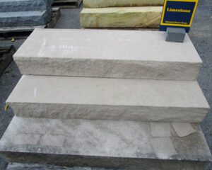 A picture of our limestone natural stone steps