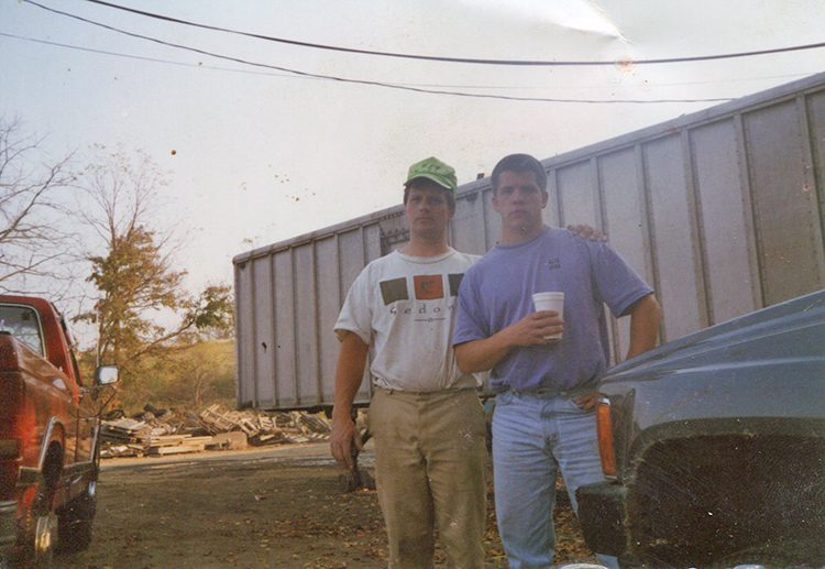 Al (left) and Current Sales Manager Chris Nordstrom