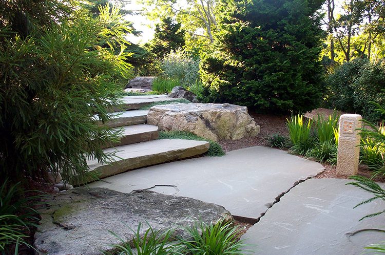 Bluestone-slab-steps