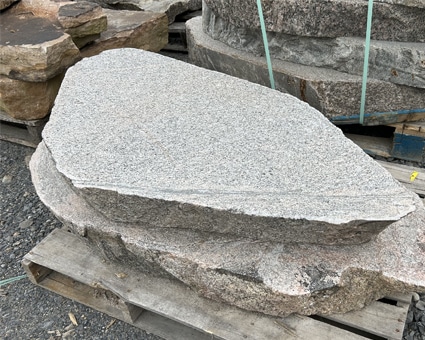 Picture of our beautiful Indian Hill Granite stone steps