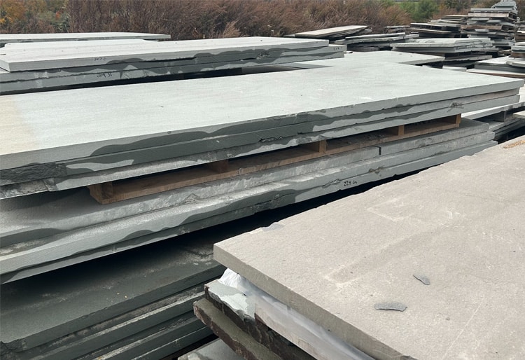 2 Inch thick Large stone slabs in bluestone or Karney stone