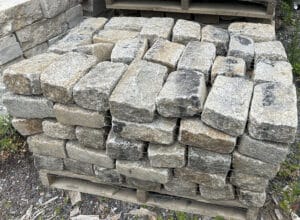 Reclaimed belgian block - also known as cobblestone
