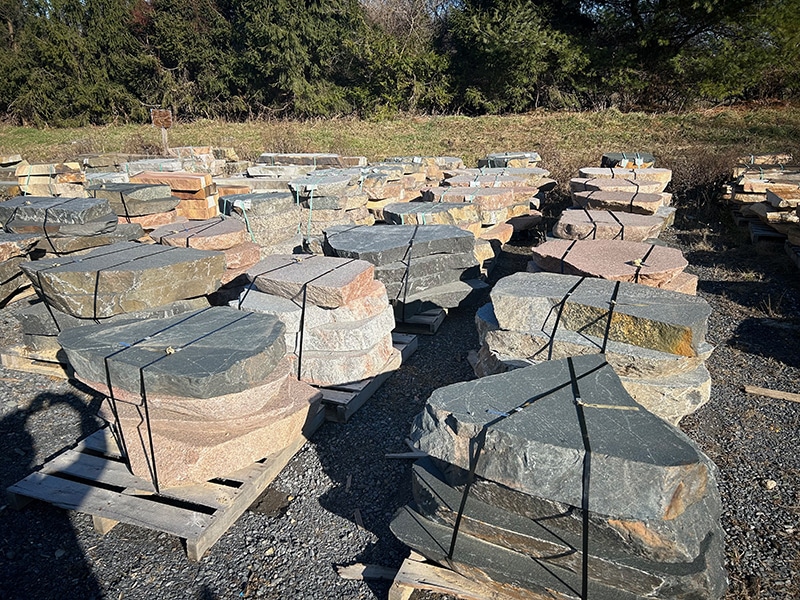 Huge On Site Stone step Selections