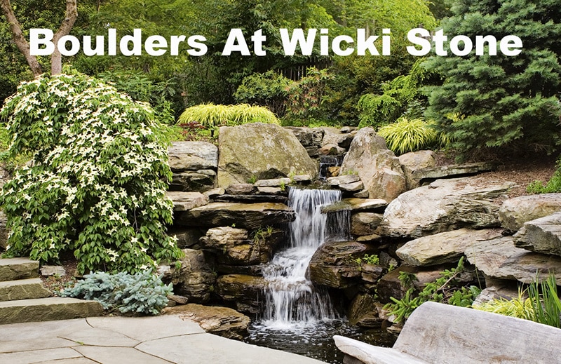 Landscape boulders we sell at Wicki Stone