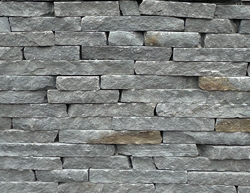 Thin stacked ledge stone version of Colony stone