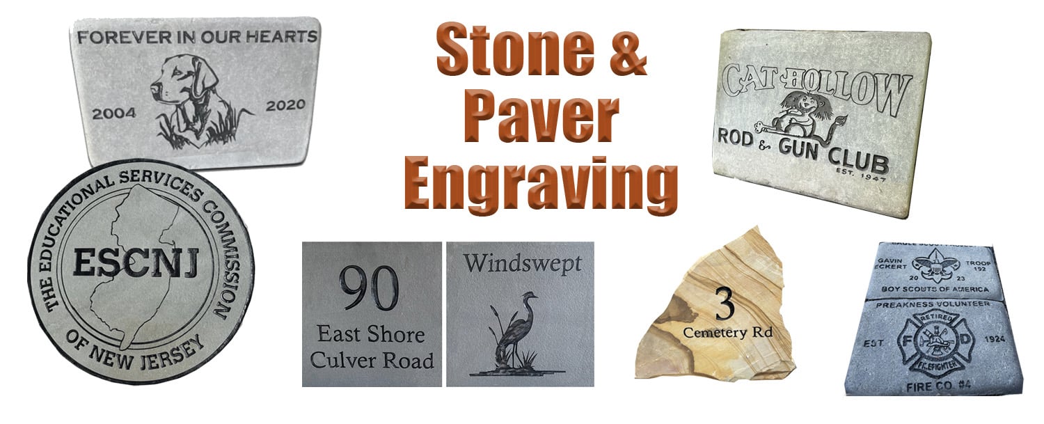 Stone engraving services from Wicki Stone in NJ