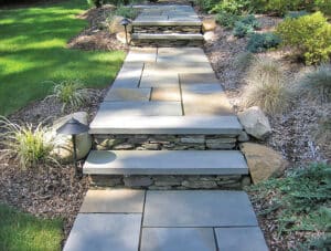 Over 35 different walkway stone choices