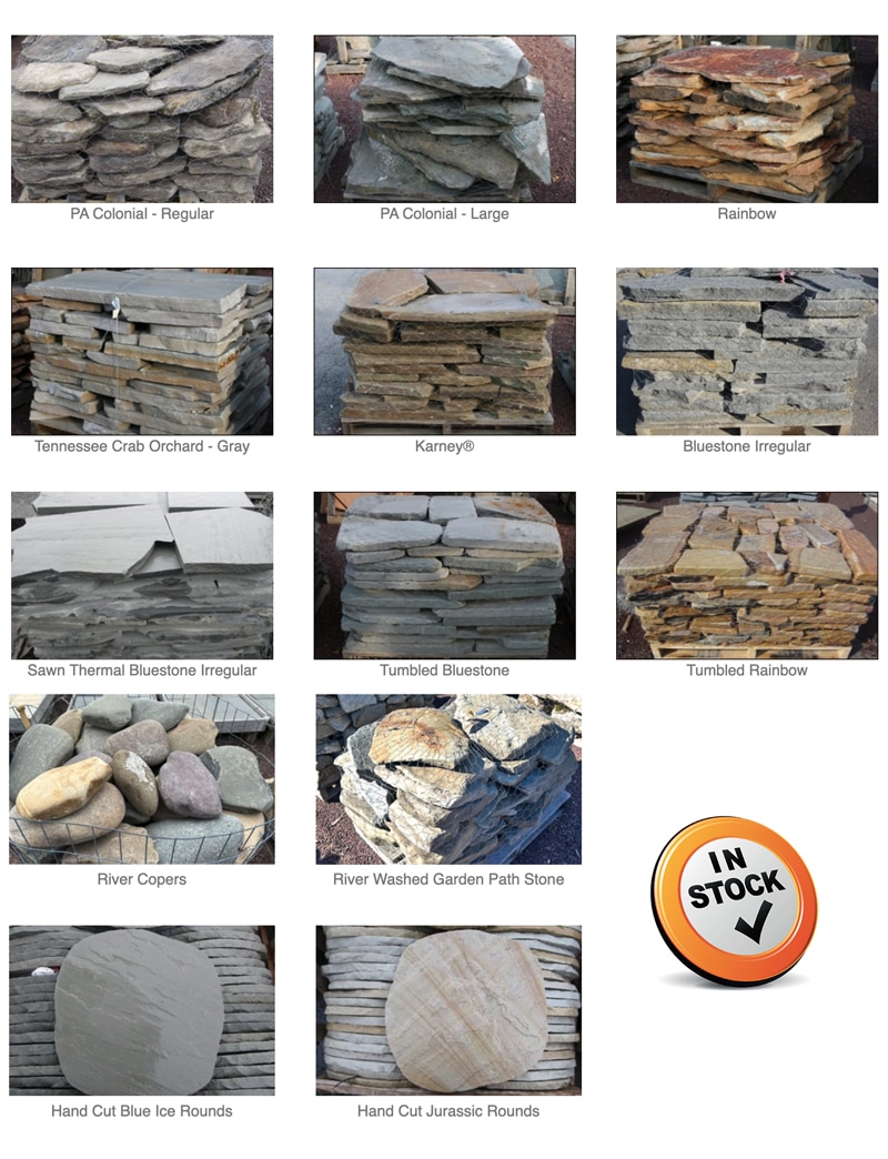 picture of garden path stone we stock. Also called Stepping Stones or Steppers