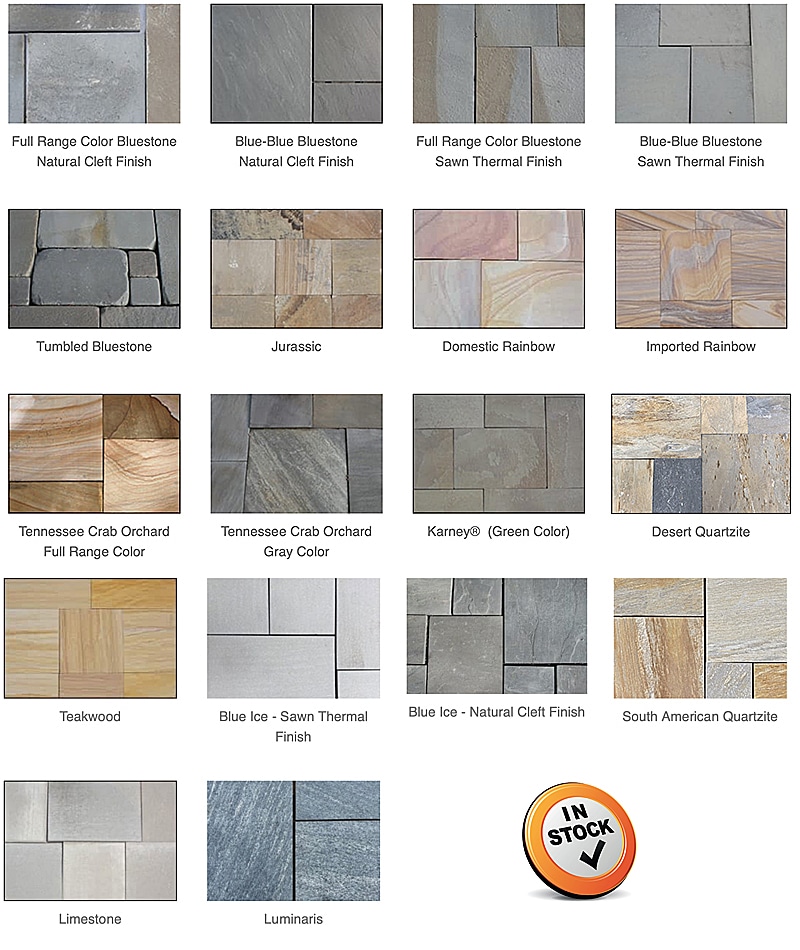 Picture of pattern stone we sell for walkways