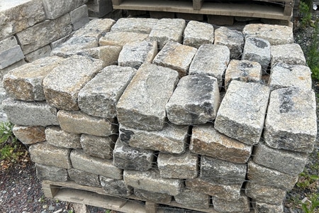 A picture of reclaimed cobblestone and Belgian block