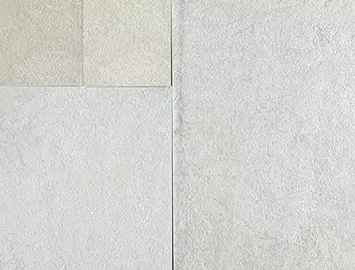 This is a very light colored patio and walkway stone that won't get hot in the sun